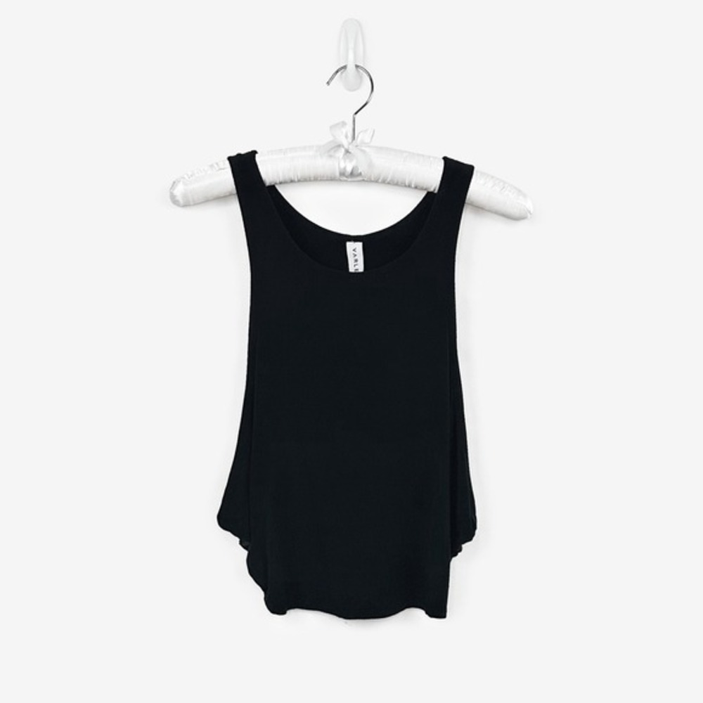 Varley Buckley Tank Size XS Black Bamboo Blend‎ Active Sporty Yoga Workout